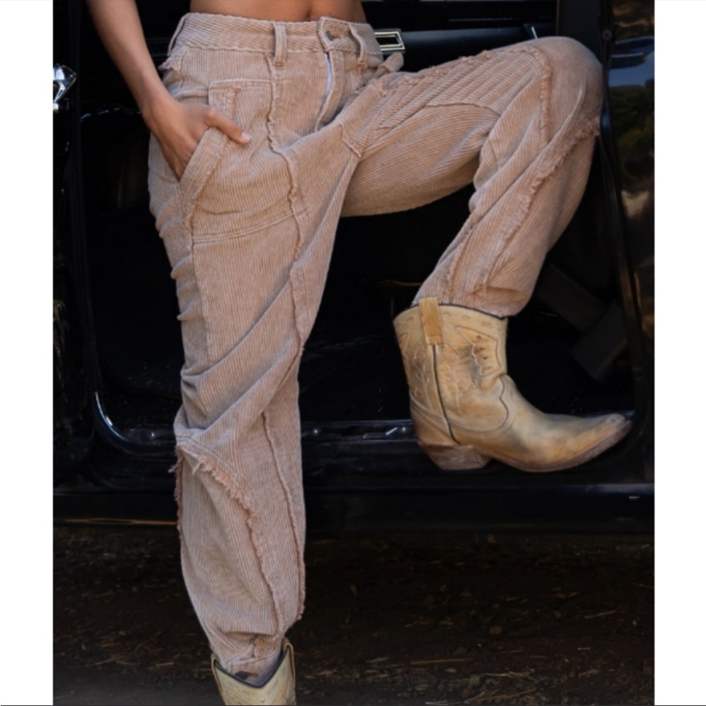 POL High Rise Corduroy Pants